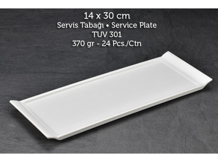 TUVA THERM 14X30 CM SERVİS TABAĞI TUVA THERM 14X30 CM SERVİS TABAĞI