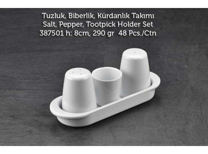 TUVA THERM TUZLUK,BİBERLİK,KÜRDANLIK TAKIMI