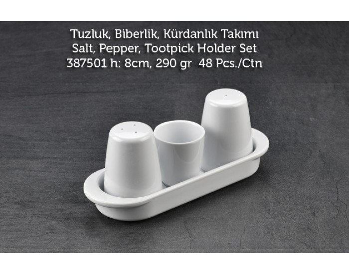 TUVA THERM TUZLUK,BİBERLİK,KÜRDANLIK TAKIMI