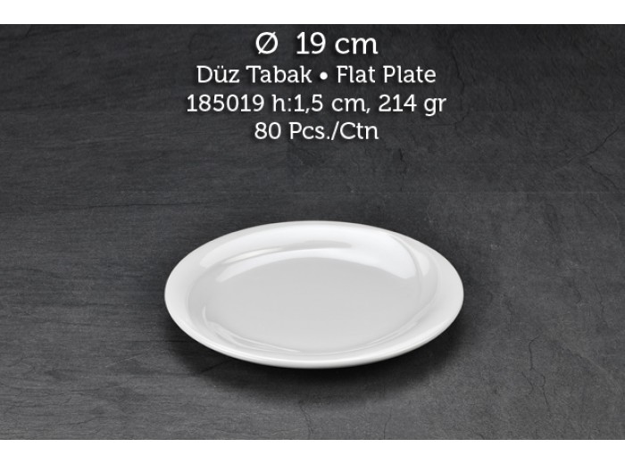 TUVA THERM WİNGS 19 CM DÜZ TABAK