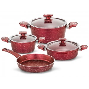 GRANİT TENCERE SETİ 7 PARÇA 4 MM GRANİT TENCERE SETİ 7 PARÇA 4 MM