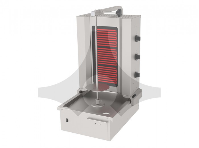 ATALAY DÖNER OCAĞI ADE-3A ELEKTRİKLİ 3 GÖZLÜ ALTTAN MOTORLU