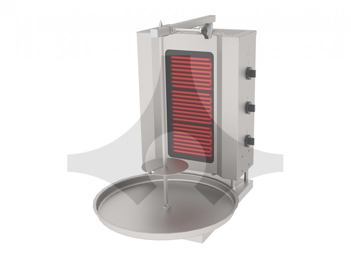 ATALAY DÖNER OCAĞI ADE-3S ELEKTRİKLİ 3 GÖZLÜ SABİT