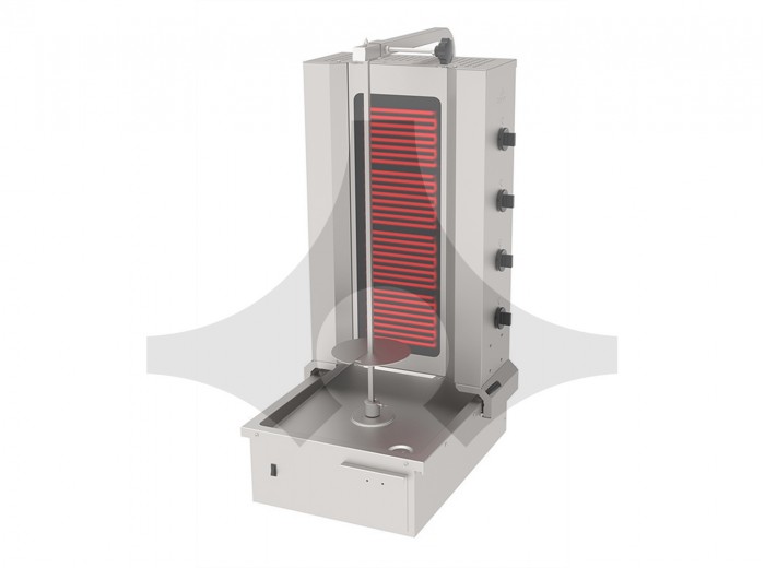 ATALAY DÖNER OCAĞI ADE-4A ELEKTRİKLİ 4 GÖZLÜ ALTTAN MOTORLU