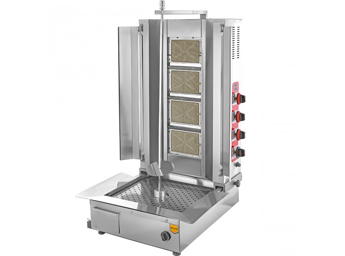 REMTA D08(A) 4 RADYANLI ALTTAN MOTORLU GAZLI (CE) DÖNER OCAĞI