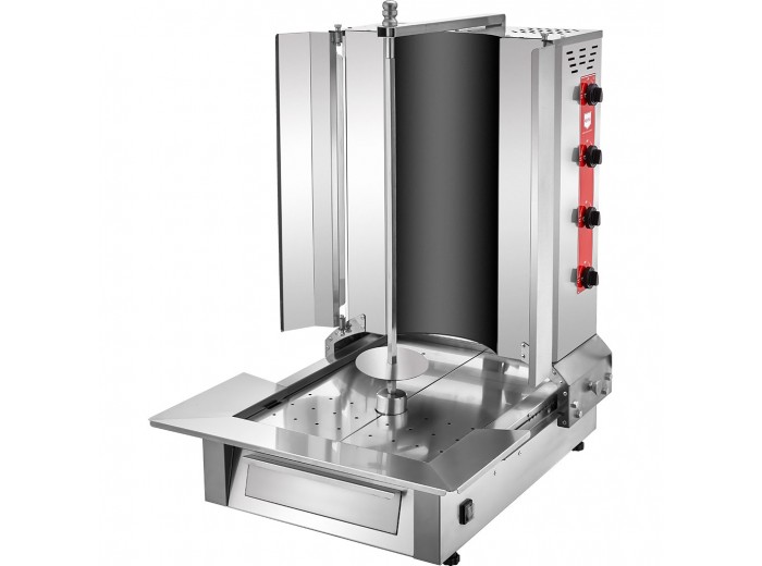 REMTA MA05 4 RADYANLI ALTTAN MOTORLU OVAL CAMLI ELEKTRİKLİ DÖNER OCAĞI