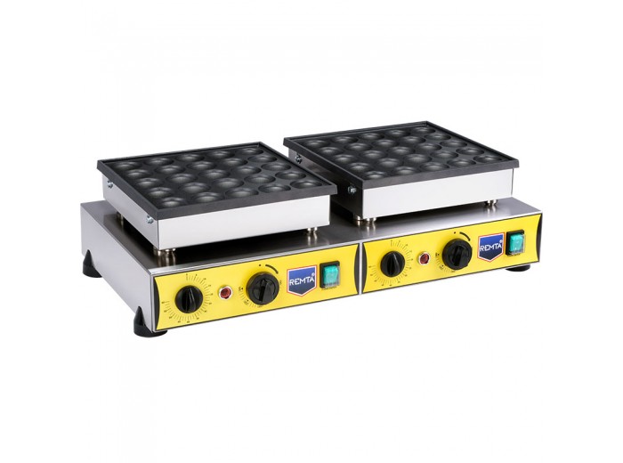 REMTA W27 ÇİFTLİ YUVARLAK BUBBLE PANKEK MAKİNASI ELEKTRİKLİ