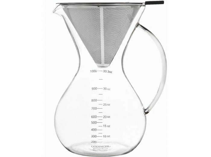 CAM KAHVE DEMLEME-FİLTRELİ 1000 ML