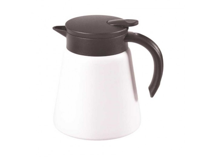 ÇELİK TERMOS BEYAZ 600 ML