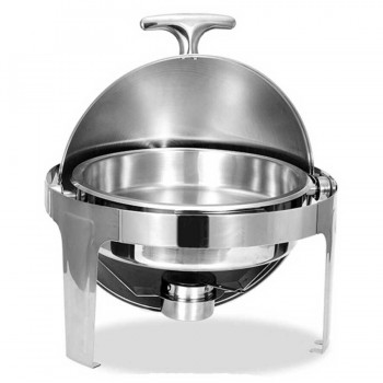 CHAFING DISH ROLL TOP YUVARLAK 6 L (CDC-6) CHAFING DISH ROLL TOP YUVARLAK 6 L (CDC-6)