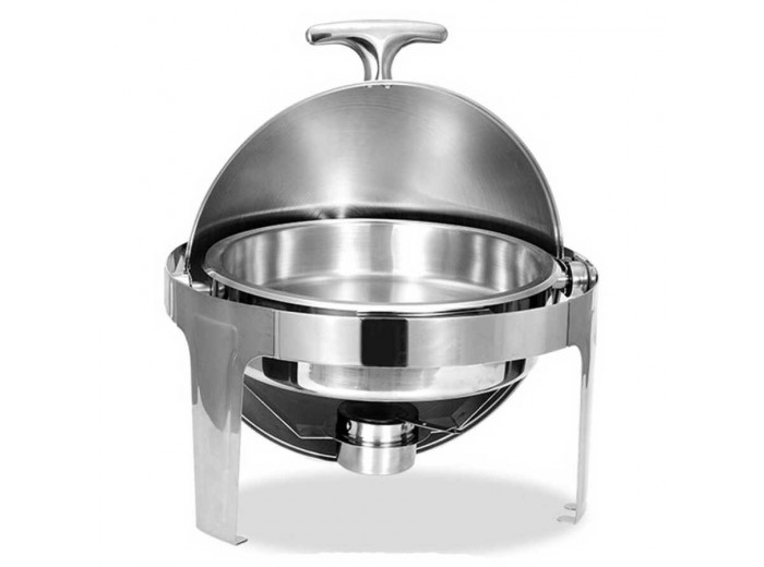 CHAFING DISH ROLL TOP YUVARLAK 6 L (CDC-6) CHAFING DISH ROLL TOP YUVARLAK 6 L (CDC-6)