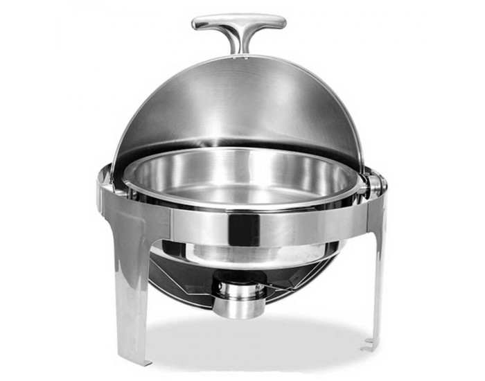 CHAFING DISH ROLL TOP YUVARLAK 6 L (CDC-6)