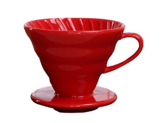 SERAMİK KAHVE DEMLEME-KIRMIZI