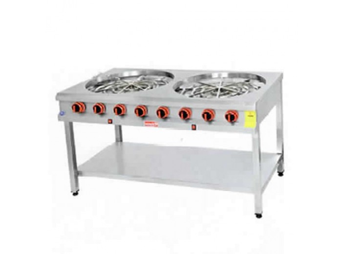 HİMAKSAN LPG'Lİ TABAN RAFLI BÖREK PİŞİRME OCAĞI 130X70X85 HMK-MBROG 2 CE