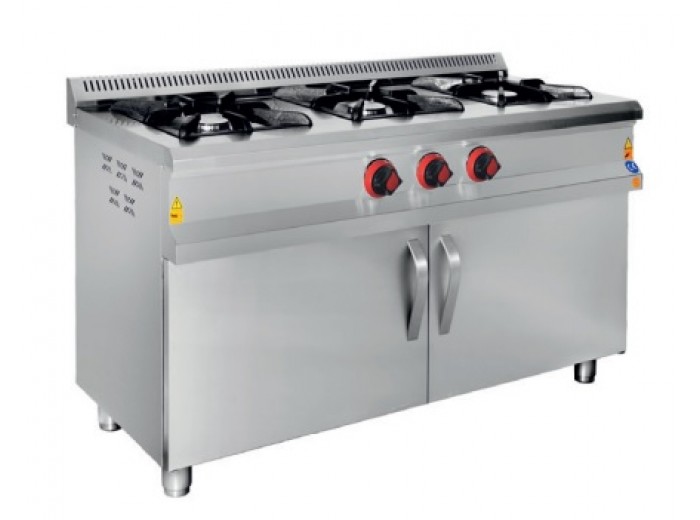 KARACASAN 3 GÖZLÜ DOĞALGAZLI DOLAPLI OCAK KRCS.SDKZ.1460.CE