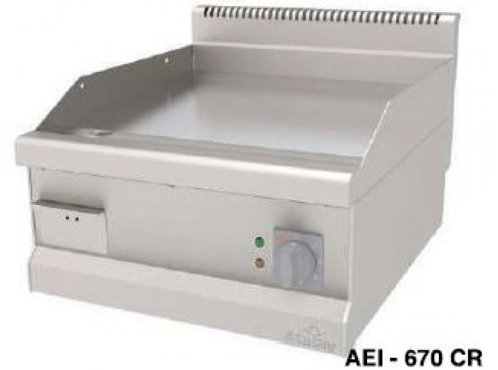 ATALAY ELEKTRİKLİ KROM PLEYT IZGARA 60 CM x 70 CM AEI-670 CR