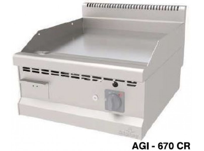 ATALAY GAZLI KROM PLEYT IZGARA 60 CM x 70 CM AGI-670 CR