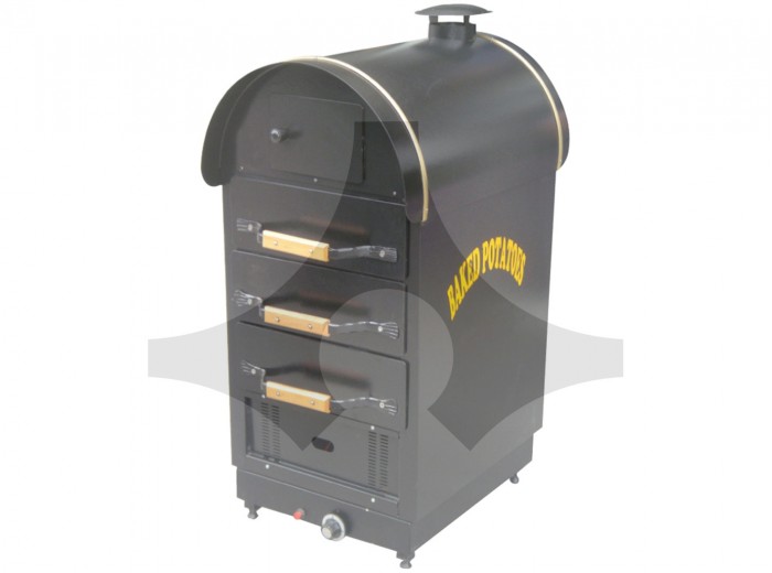 ATALAY GAZLI KUMPİR FIRINI 3 ÇEKMECELİ AKF-30G