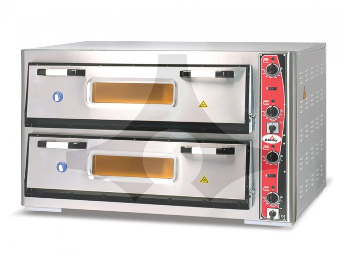 ATALAY PİZZA FIRINI ÇİFT KATLI 92 CM X 92 CM APF-92-2