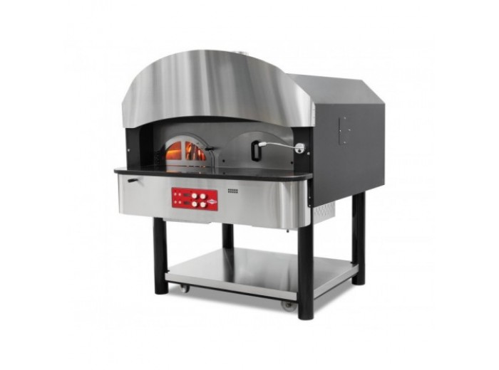 EMPERO GAZLI DÖNER TABANLI PİZZA FIRINI (ODUN HAZNELİ)