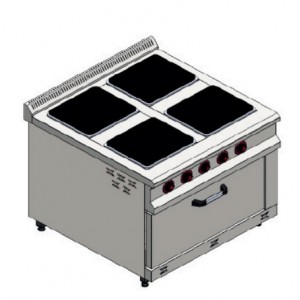 KARACASAN 4 GÖZLÜ ELEKTRİKLİ FIRINLI OCAK KRCS.KZE.1010.CE KARACASAN 4 GÖZLÜ ELEKTRİKLİ FIRINLI OCAK KRCS.KZE.1010.CE