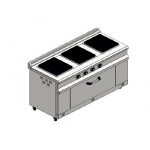 KARACASAN 3 GÖZLÜ ELEKTRİKLİ FIRINLI OCAK KRCS.KZE.1460.CE KARACASAN 3 GÖZLÜ ELEKTRİKLİ FIRINLI OCAK KRCS.KZE.1460.CE