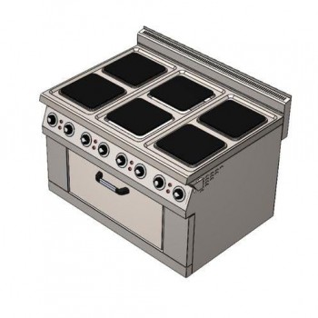 KARACASAN 6 GÖZLÜ ELEKTRİKLİ FIRINLI OCAK KRCS.KZE.1510.CE KARACASAN 6 GÖZLÜ ELEKTRİKLİ FIRINLI OCAK KRCS.KZE.1510.CE