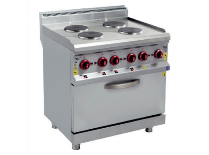 KARACASAN 4 GÖZLÜ ELEKTRİKLİ FIRINLI OCAK KRCS.KZE.880.CE KARACASAN 4 GÖZLÜ ELEKTRİKLİ FIRINLI OCAK KRCS.KZE.880.CE