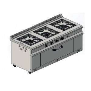 KARACASAN 3 GÖZLÜ DOĞALGAZLI FIRINLI OCAK KRCS.KZG.1460.CE KARACASAN 3 GÖZLÜ DOĞALGAZLI FIRINLI OCAK KRCS.KZG.1460.CE