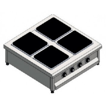 KARACASAN 4 GÖZLÜ ELEKTRİKLİ SET ÜSTÜ OCAK KRCS.SOE.990