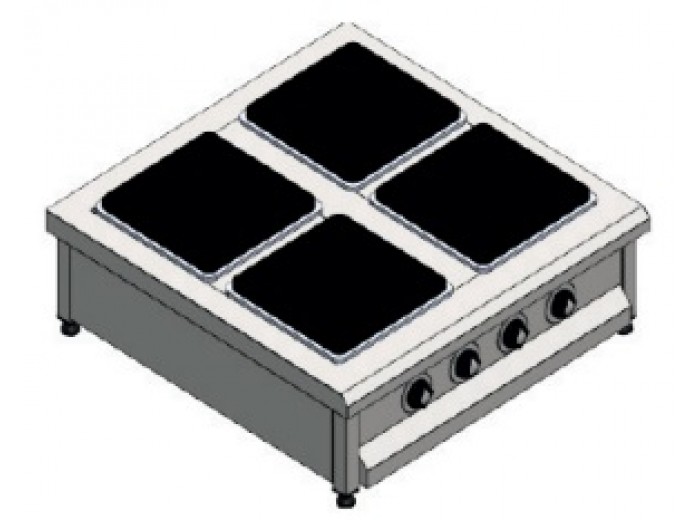 KARACASAN 4 GÖZLÜ ELEKTRİKLİ SET ÜSTÜ OCAK KRCS.SOE.990