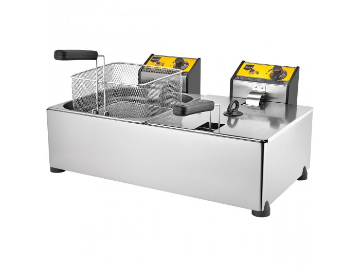 REMTA 8+8 LT. ÇİFTLİ ELEKTRİKLİ FRİTÖZ R102