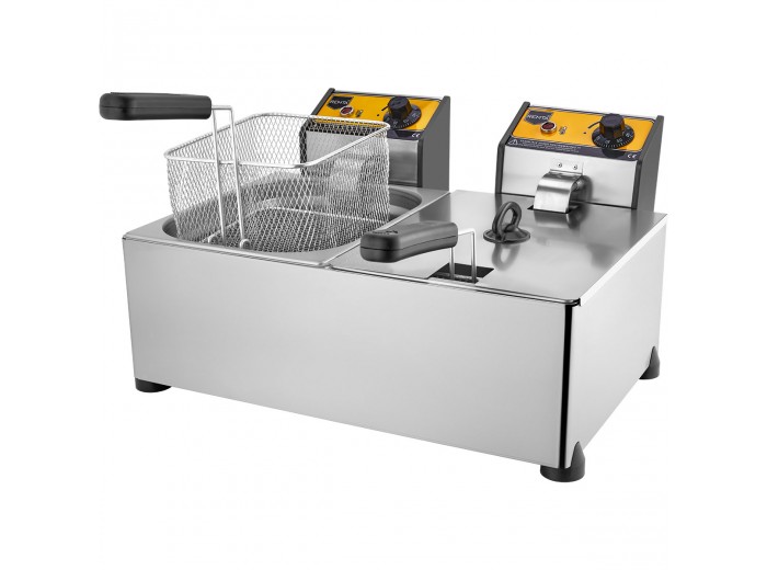 REMTA 5+5 LT. ÇİFTLİ ELEKTRİKLİ FRİTÖZ R93