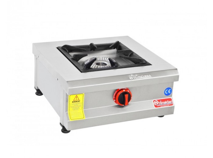 HİMAKSAN LPG'Lİ TEKLİ SET ÜSTÜ OCAK HMK-SOG 550 CE