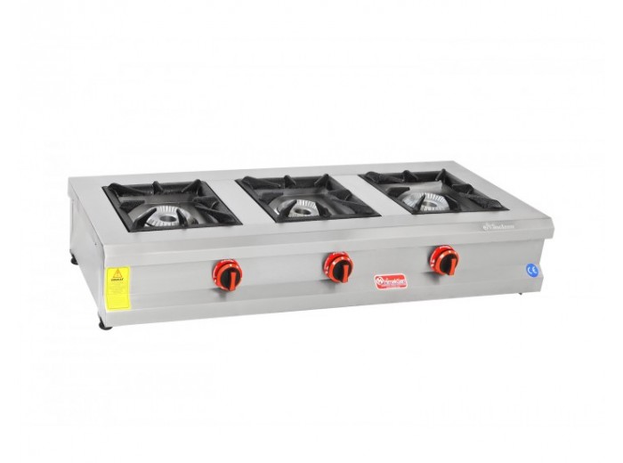 HİMAKSAN DOĞALGAZLI ÜÇLÜ SET ÜSTÜ OCAK HMK-SOG 1350