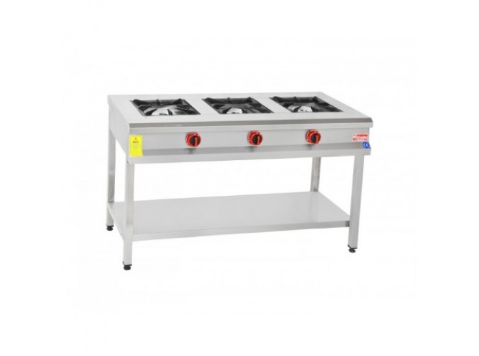 HİMAKSAN LPG'Lİ 3'LÜ TABAN RAFLI OCAK HMK-TBOG 1350 CE