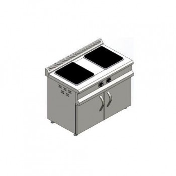 KARACASAN 2 GÖZLÜ ELEKTRİKLİ DOLAPLI OCAK KRCS.DKZE.1060.CE