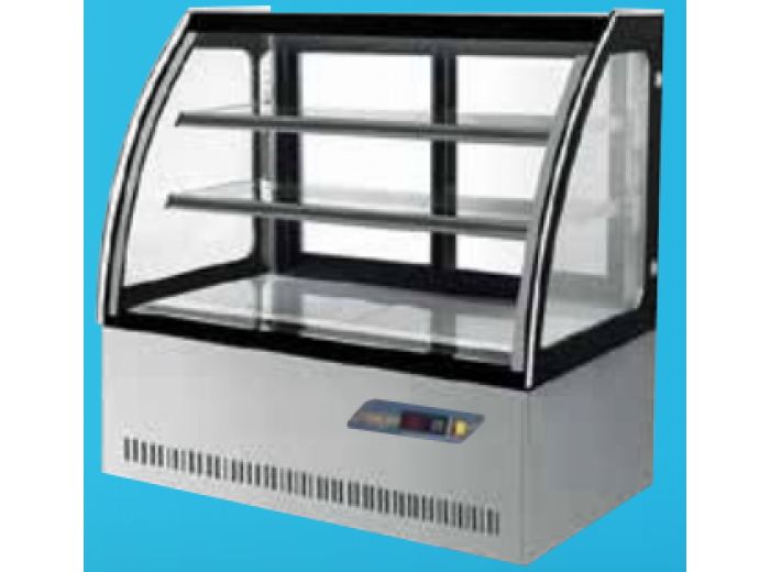 PASTA TEŞHİR DOLABI YAY CAMLI