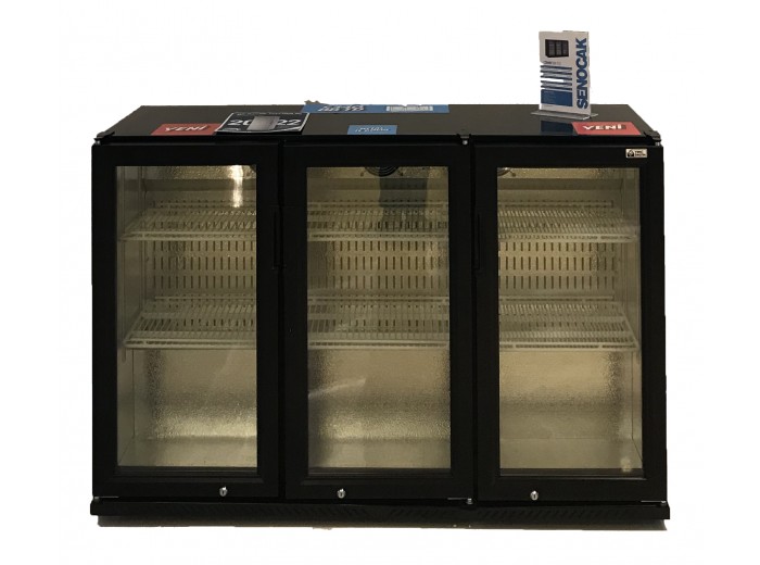 ŞENOCAK S 340 BAR TİPİ ŞİŞE SOĞUTUCU 3 KAPILI
