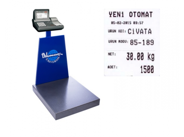 DİKOMSAN SPC YAZICILI SAYICI BASKÜL