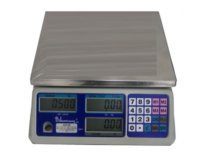 DİKOMSAN SEP FİYAT HESAPLAMALI TERAZİ