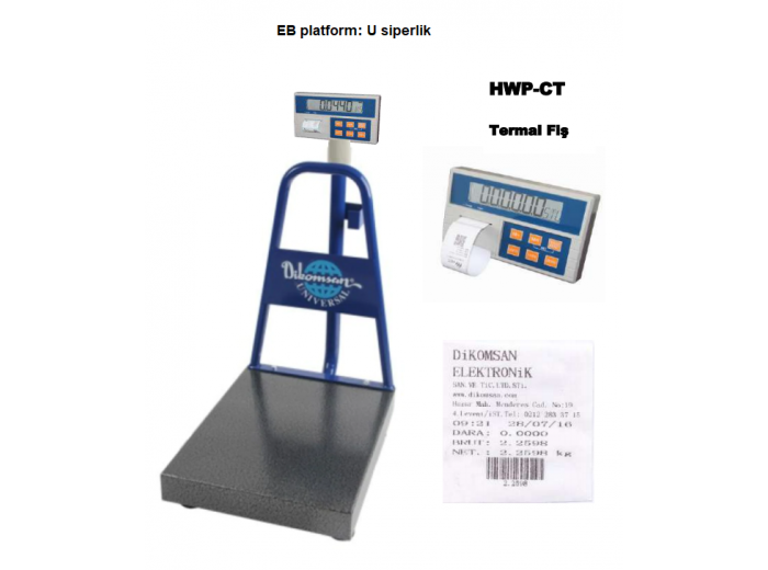 DİKOMSAN HWP-CT FİŞ YAZICILI BASKÜL