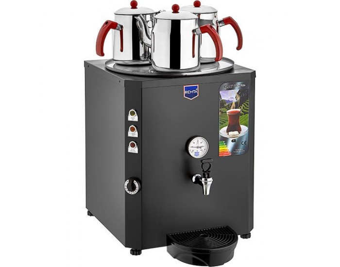 REMTA D10T 3 DEMLIKLI JUMBO ÇAY MAKINESI 40 LT ŞAMANDIRALI (ŞEBEKEDEN SU ALMA) REMTA D10T 3 DEMLIKLI JUMBO ÇAY MAKINESI 40 LT ŞAMANDIRALI (ŞEBEKEDEN SU ALMA)