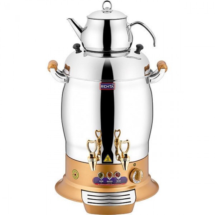 REMTA R53 GOLD MAGNUM ÇIFT DEMLIKLI ÇAY MAKINESI 23 LT REMTA R53 GOLD MAGNUM ÇIFT DEMLIKLI ÇAY MAKINESI 23 LT