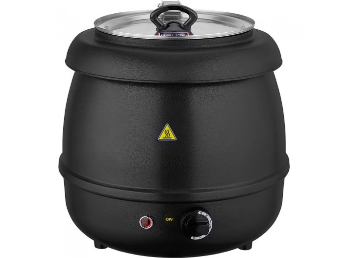 REMTA CB10 ÇORBA ISITICI YUVARLAK SİYAH 9 LT.