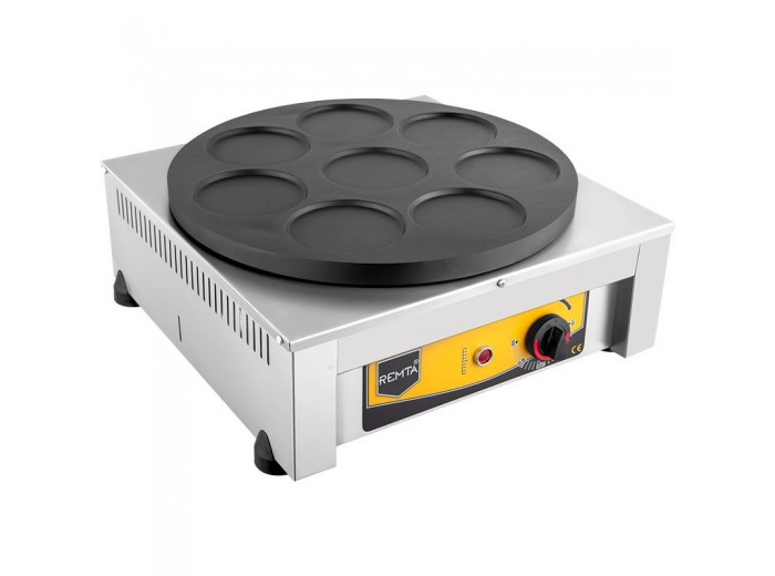 REMTA KR6 8'Lİ KREP PİŞİRİCİ ELEKTRİKLİ 40 CM ÇAP YUVARLAK