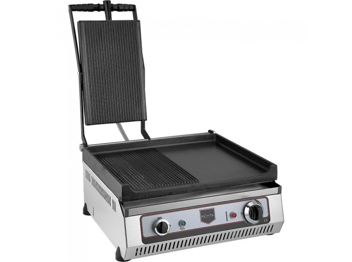 REMTA R87(T) KAYAR KAPAKLI IZGARA VE TOST MAKİNESİ ELEKTRİKLİ