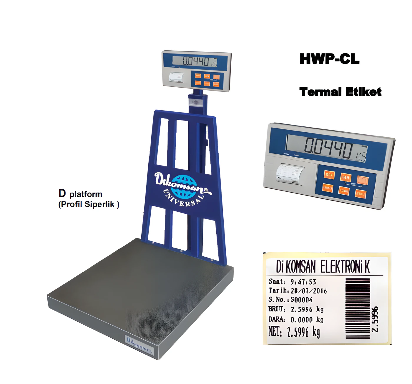 Dikomsan Hwp-cl Etiket Yazıcılı Baskül – Tartım Baskülleri – detay görseli 2 (küçük görsel)