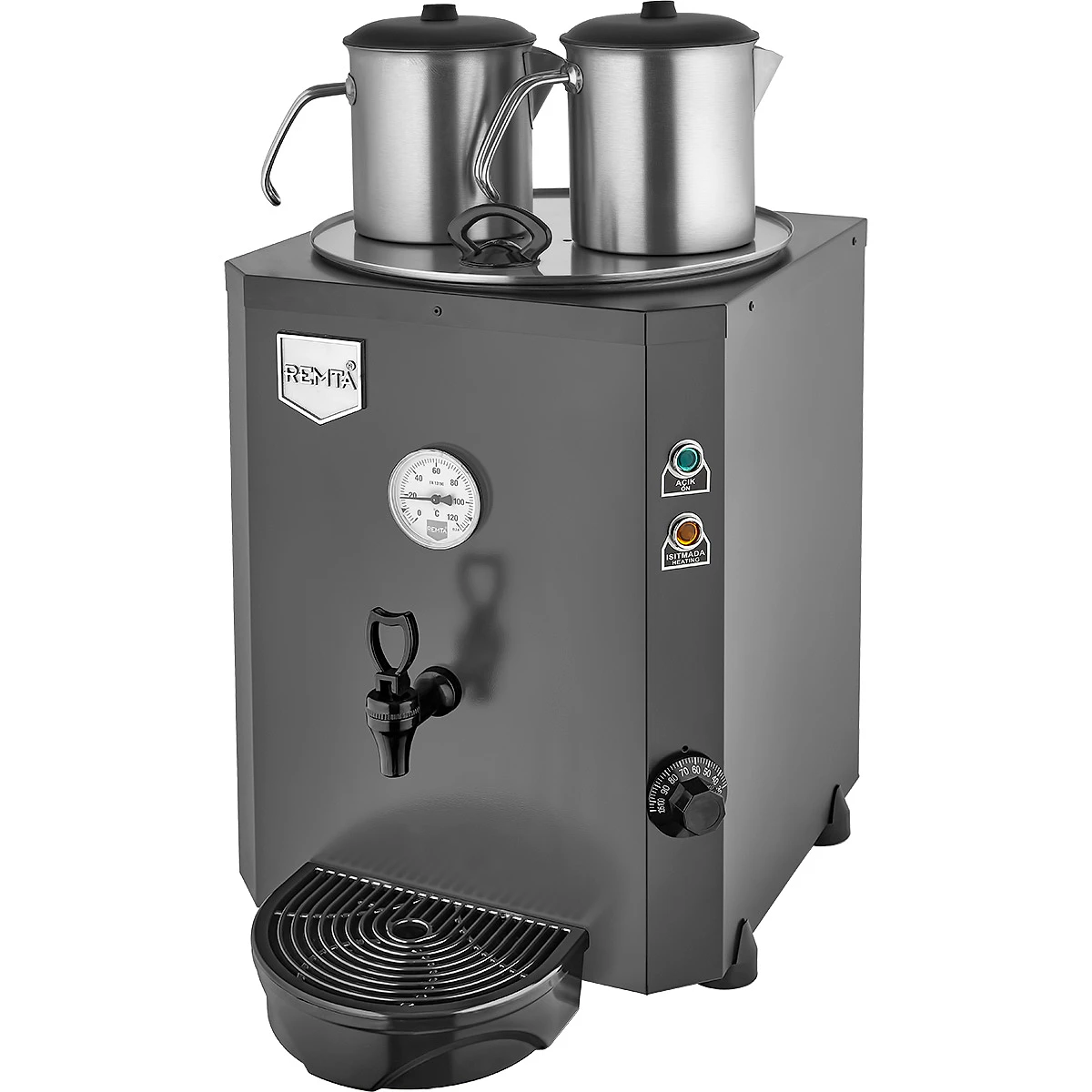 Remta DE11 Jumbo 2 Demlikli Çay Makinesi 23 lt – Kahveci Ocakları – detay görseli 3 (küçük görsel)