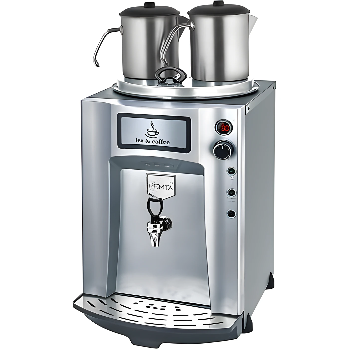 Remta DE11P 2 Demlikli Premium Jumbo Çay Makinesi 23 lt – Kahveci Ocakları – detay görseli 2 (küçük görsel)